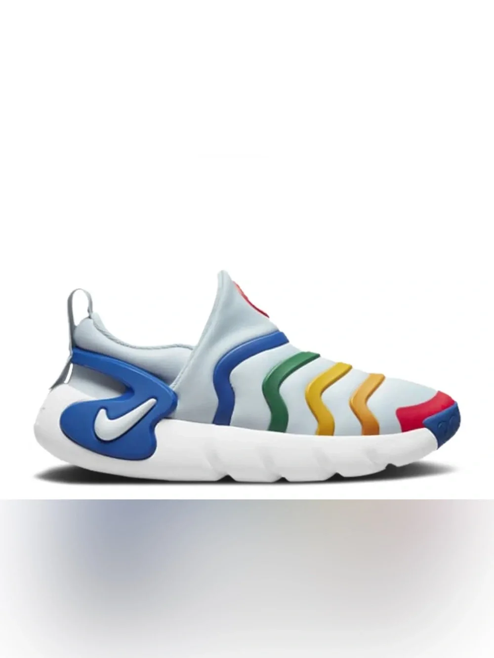Nike Kids' Dynamo Go Flyease Shoes Sneakers Aura Multi Slip-On - 13